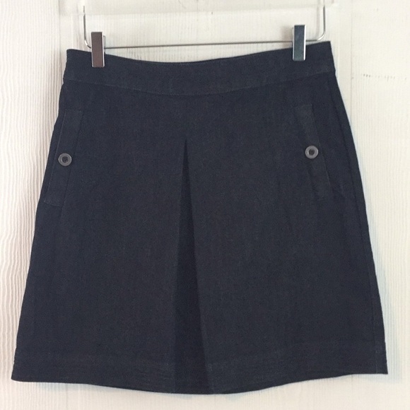 TOMMY Hilfiger pocketed denim miniskirt pleated 4 - Picture 1 of 5